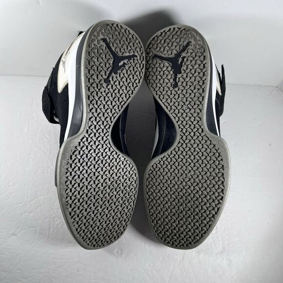 Jordan BCT Mid Black/Silver Lace Up Athletic Shoes Sneakers Men's Size 9 - Picture 7 of 8